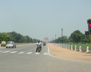 ...and at the India Gate a few days later.