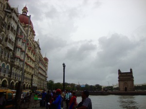 The Taj Hotel and the Gateway of India